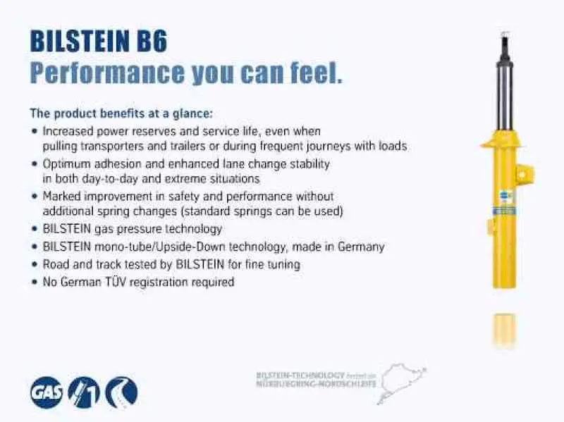 Bilstein B6 Nissan 350Z Typ Z33 Vl Monotube Shock Absorber 1