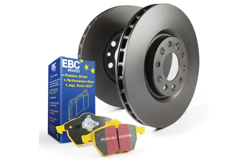 Ebc Yellowstuff Brake Pad & Rk Rotor Kit For Nissan S13 Silvia/Skyline 1