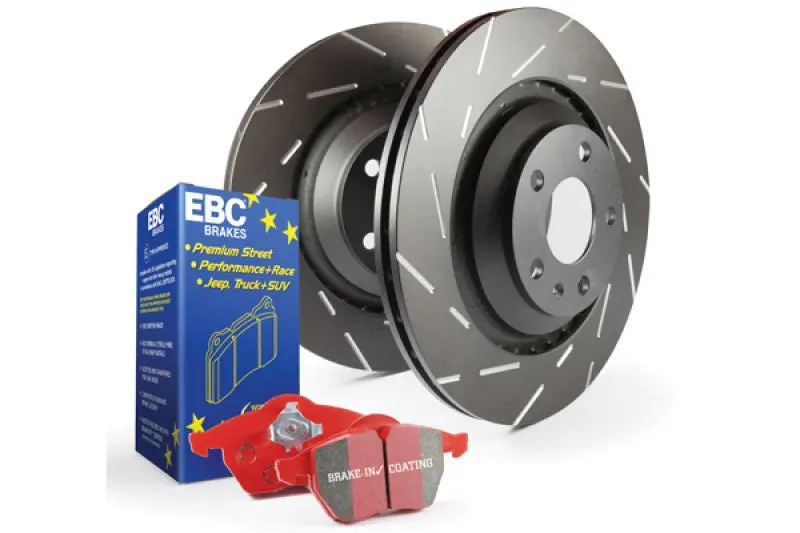 Ebc S4 High-Performance Brake Kit – Redstuff Pads + Usr Drilled & Slotted Rotors 1