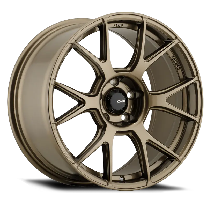Konig Ampliform Forged Alloy Wheel – 19X9.5", 5X114.3, +35 Offset, Gloss Bronze Finish 1