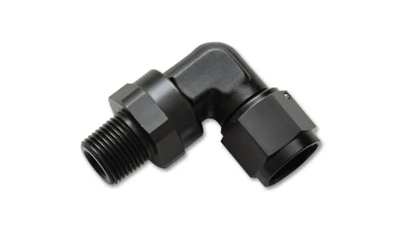Vibrant -8An To 1/4″ Npt Female Swivel 90° Adapter Fitting 1