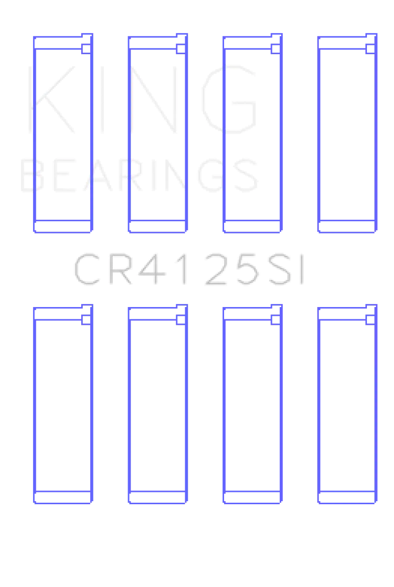 King Silicone Bi-Metal Rod Bearing Set For Subaru Ej20/Ej22/Ej25 Engines — Standard Size, Turbo-Compatible 1