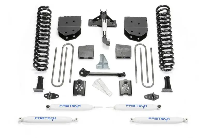 Fabtech 6-Inch Lift System With Performance Shocks For 2005–2007 Ford F-250 4Wd (Factory Overload Equipped) 1