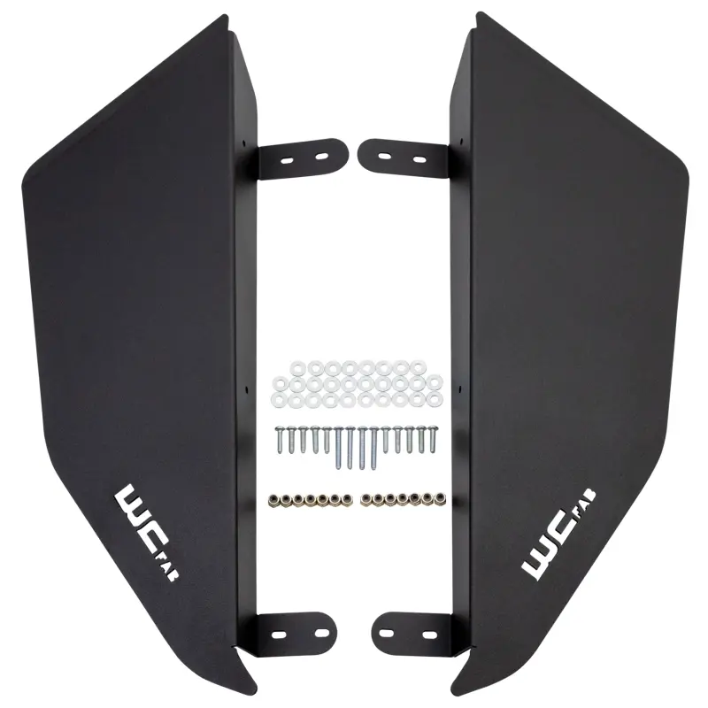 Wehrli Front Lower Door Kit For 2019+ Honda Talon 1000X/R – Fine-Texture Black Finish 1