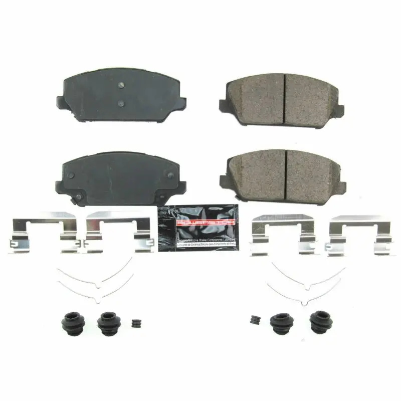 Power Stop Z23 Evolution Sport Front Brake Pads With Hardware For 2017–2018 Kia Cadenza 1