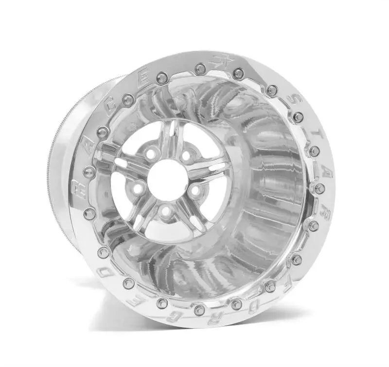 Race Star 15X14 Dbl Forged Sportsman Wheel – 5X5", 4" Backspace, Polished Finish 1