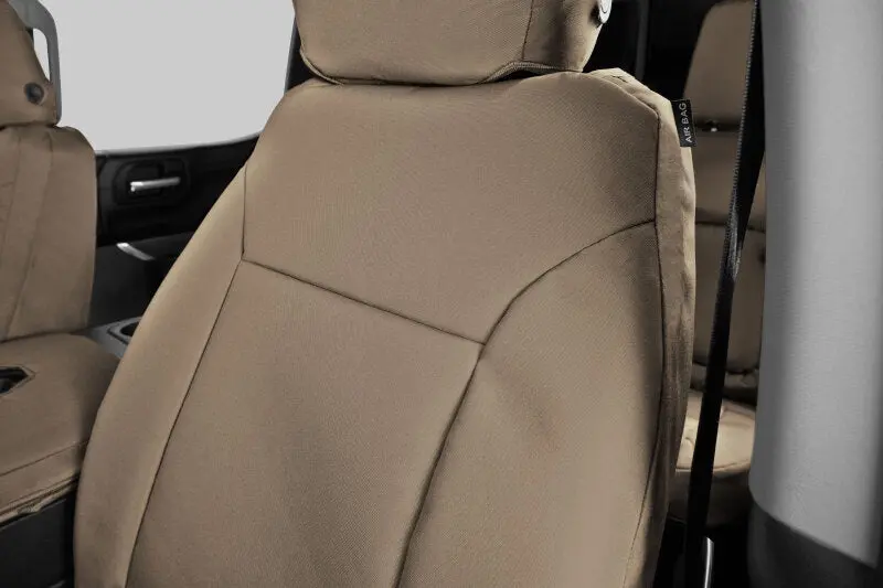 Covercraft Tan/Tan Endura Precisionfit Front Seat Covers For 2019–2024 Toyota Rav4 1