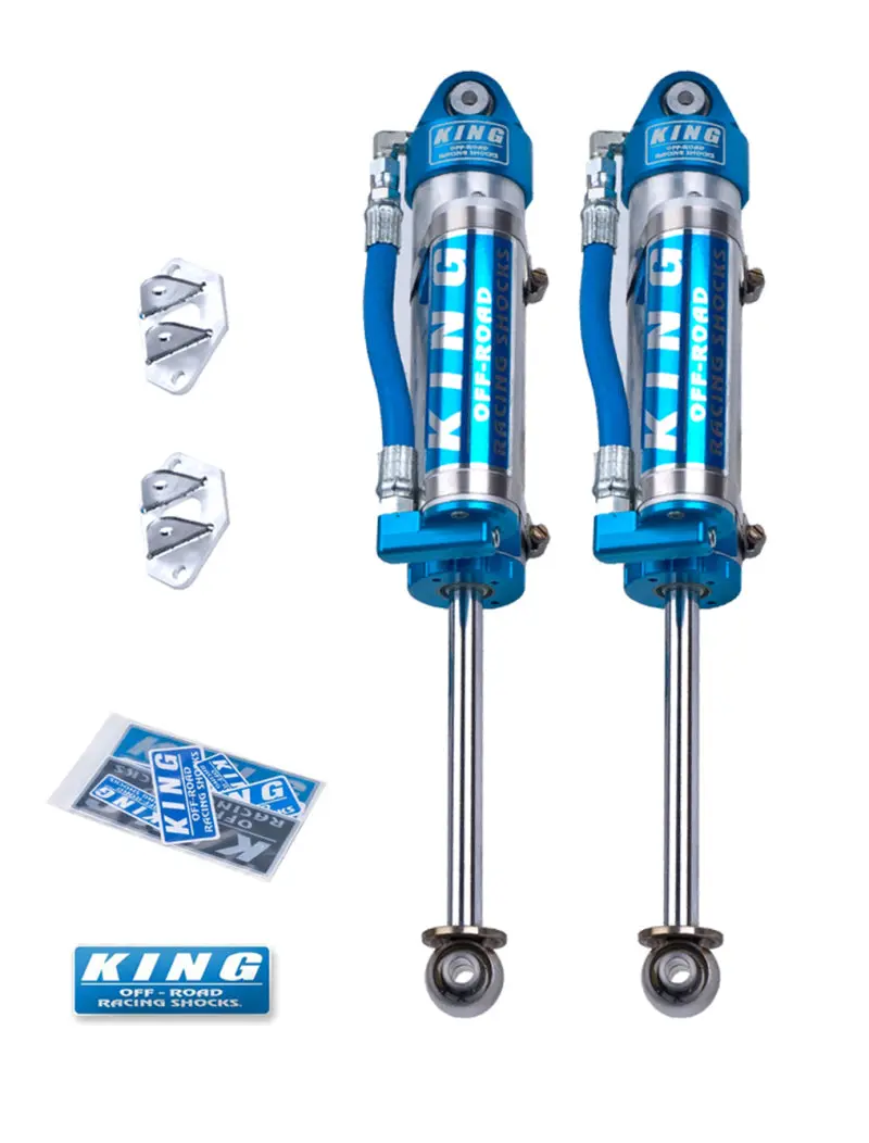 King Shocks 2005+ Nissan Frontier Rear 2.5 Dia Piggy Hose Reservoir Shock (Pair) 1