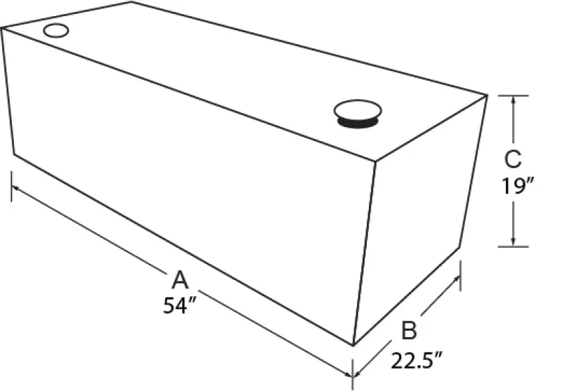 Tradesman Brite-Finish Aluminum Rectangular Liquid Storage Tank — 98-Gallon Capacity 1