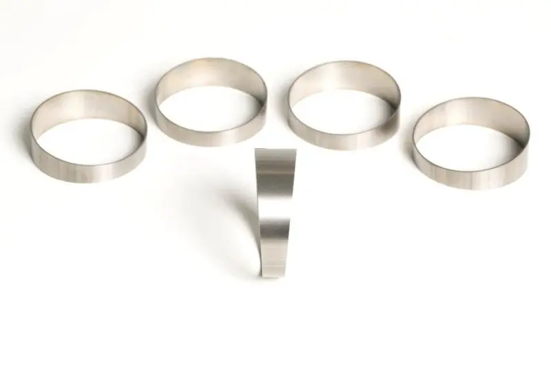 Ticon Titanium 45° Pie Cut Elbows – 3.15In Od, 1.6D Bend Radius, 5.04In Clr, 1Mm Wall, Pack Of 5 1