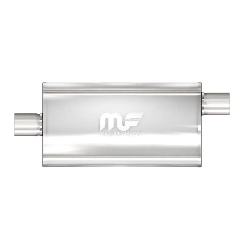 Magnaflow Stainless Steel Muffler – 22" X 5" X 11", Triple-Chamber Oval Design 1