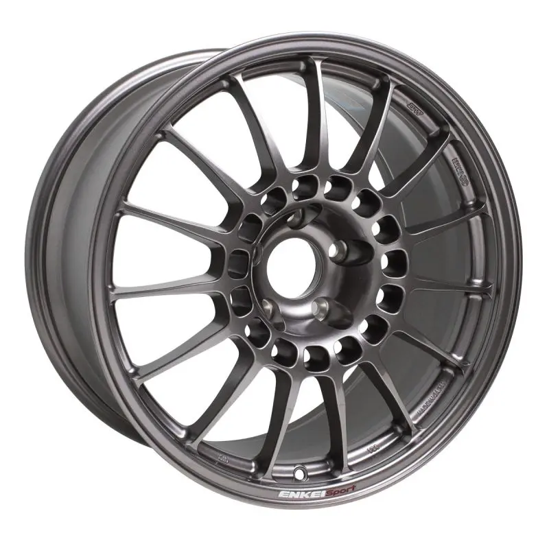 Enkei Rct5 Alloy Wheel – 18X9.5", 5X114.3 Bolt Pattern, 38Mm Offset, 70Mm Center Bore, Dark Silver Finish 1