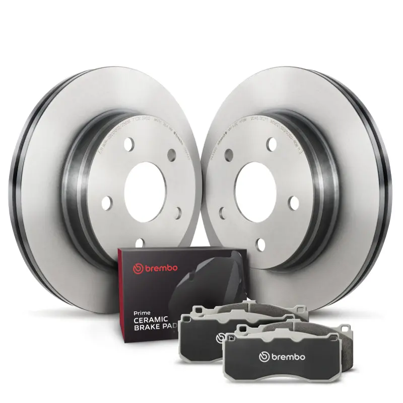 Brembo Oe Replacement Front Disc Brake Kit For Saab 9-5, Saturn L-Series (2001–2005) 1