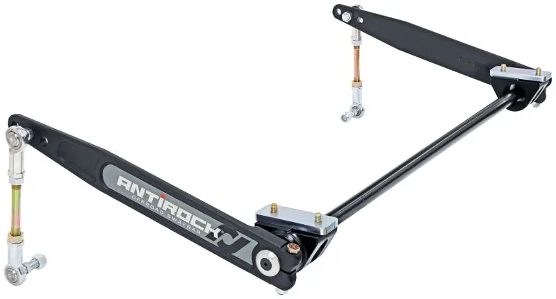 Rockjock Xj Antirock Front Sway Bar Kit With Aluminum Bolt-On Mounts And 17" Forged Arms 1
