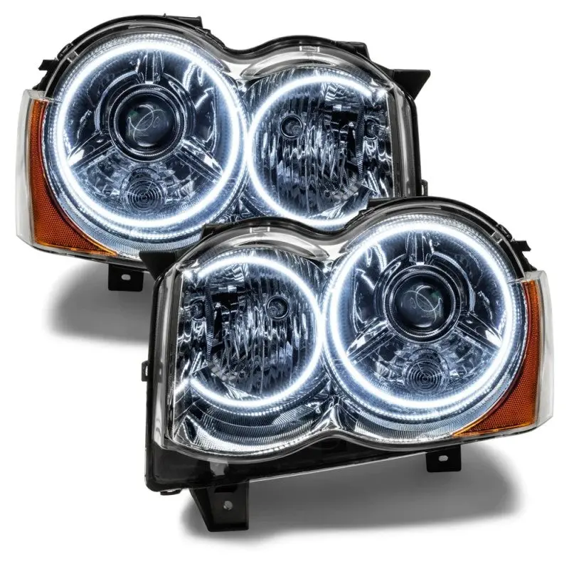 Oracle Lighting Colorshift Hid Headlight Assembly With Bc1 Controller For 2008–2010 Jeep Grand Cherokee 1