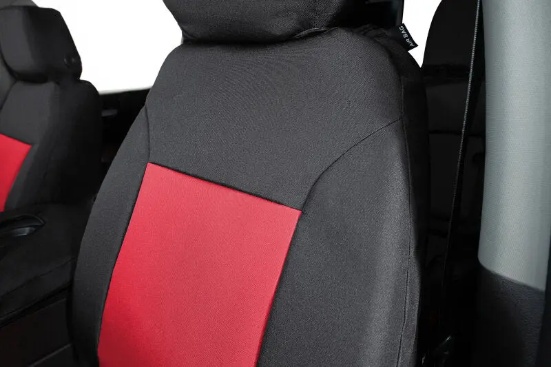 Covercraft Red/Black Endura Precisionfit Front Seat Covers For 2018–2024 Jeep Wrangler 2