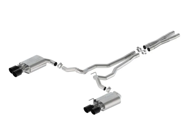 Ford Racing Extreme Cat-Back Exhaust System For 2024 Mustang Gt 5.0L – Black Tips 1