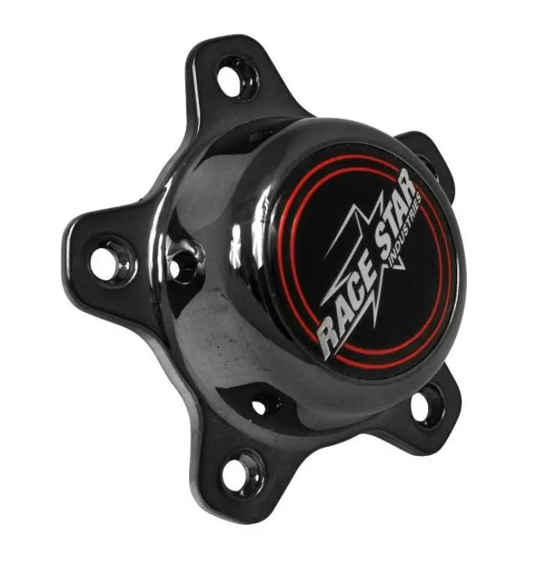 Race Star Tall 5-Lug Dark Star Wheel Cap Kit – Includes Medallion And Mounting Screws 1