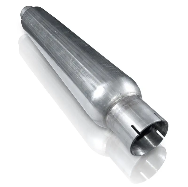 Stainless Works 2.5-Inch Smooth-Wall Mill-Finish Muffler 1