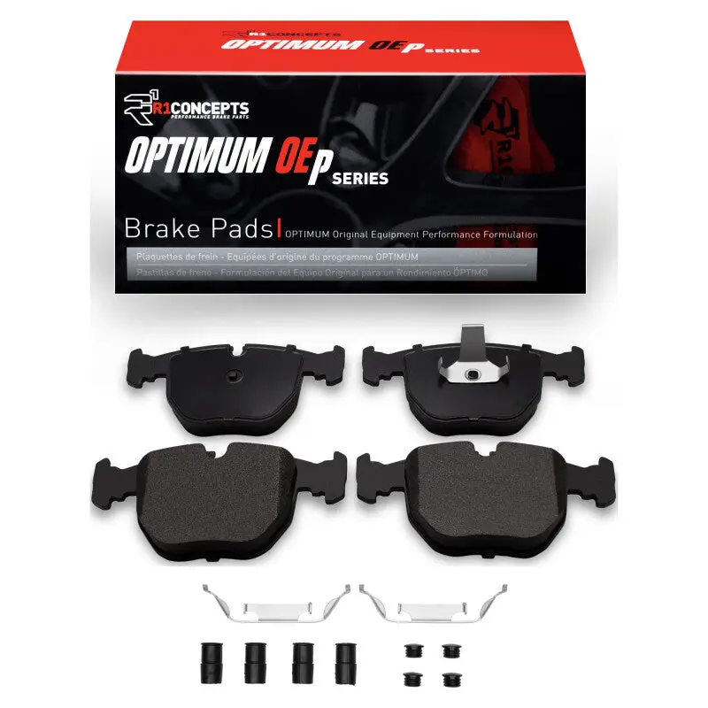 R1 95-06 Bmw 740Il Front Optimum Oe Pads & Hardware Kit 1