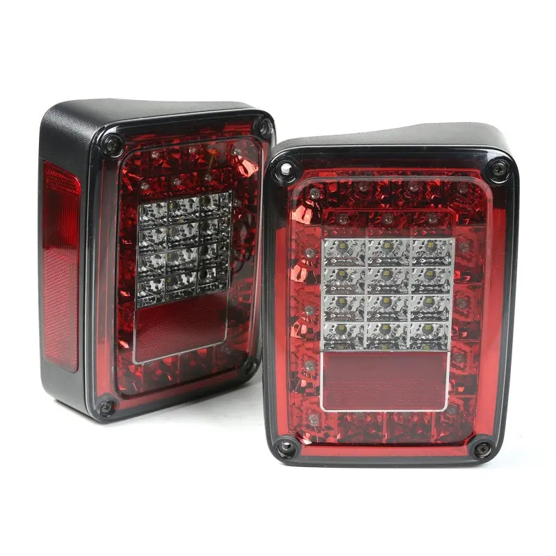 Rugged Ridge Smoke Led Tail Light Kit For 2007–2018 Jeep Wrangler 1