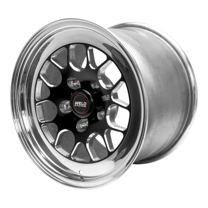 Weld S77 15X4 / 5X4.5 Bp / 1.63In. Bs Black Wheel (Low Pad) - Non-Beadlock 1