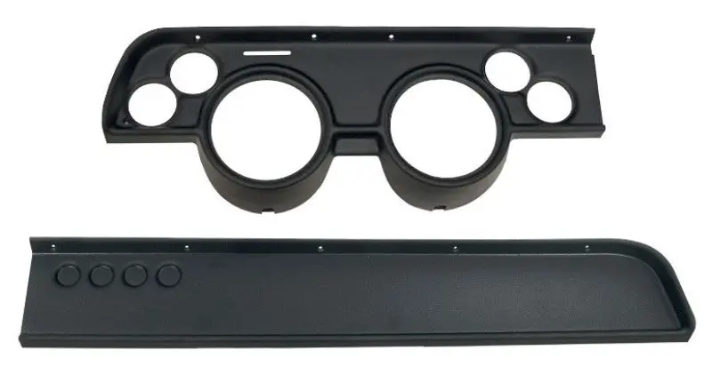 Autometer Direct-Fit Gauge Panel For 1967–1968 Mercury Cougar (No Ac) – Includes Four 2-1/16" And Two 3-3/8" Gauges 1