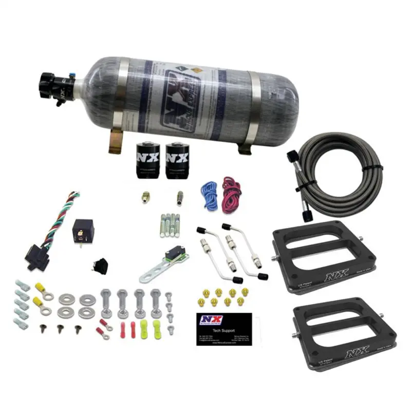Nitrous Express Dual-Fuel Nitrous Kit – 100–500 Hp Capacity With Composite Bottle 1