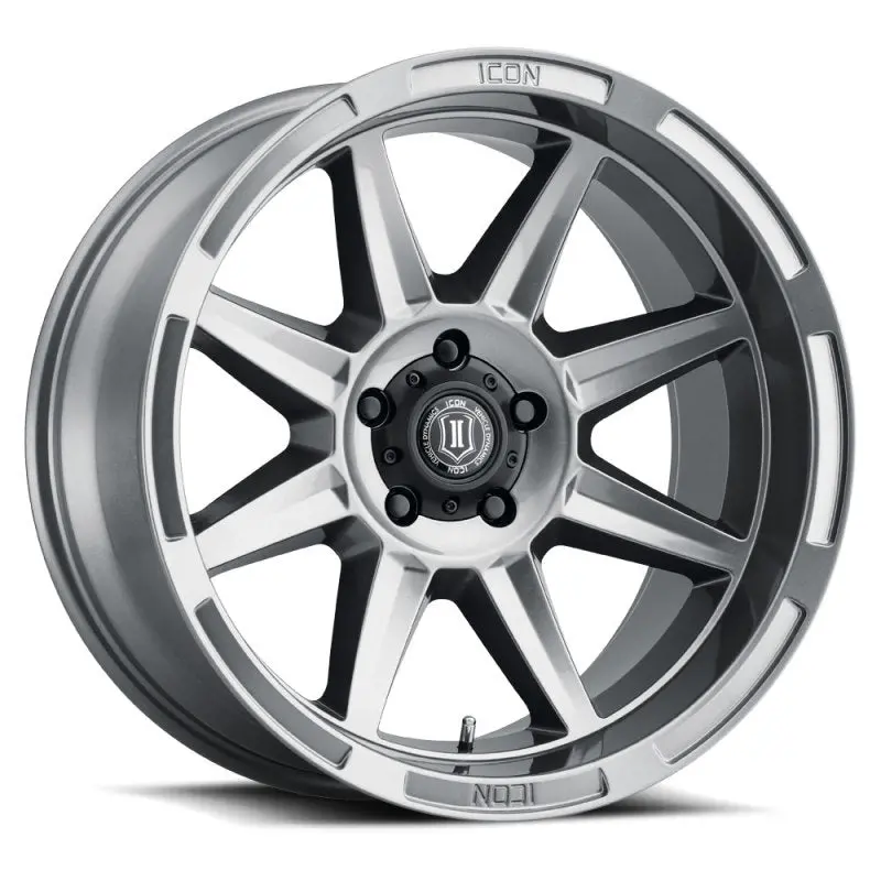 Icon Bandit Gunmetal Off-Road Wheel: 20X10, 5X127, -24Mm Offset, 4.5" Backspace, 71.5Mm Bore 1