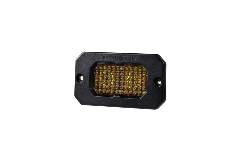 Diode Dynamics Stage Series 2" Led Pod Light — Yellow Flood Beam, Flush Mount, Abl-Compliant 1