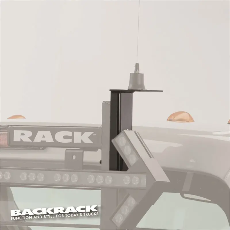 Backrack Universal Square Antenna Mount – 3.5In Base With 7/8In Center Hole 1
