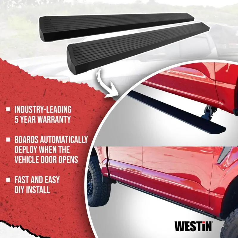 Westin 11-23 Ram 2500/3500 Crew Cab (Excl. Cab W/Def Tanks) Pro-E Electric Running Boards - Tex. Blk 1