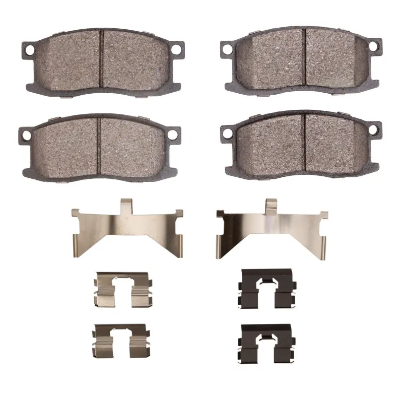 R1 Optimum Oe Front Brake Pad & Hardware Kit For 1979–1982 Honda Civic Sedan 1