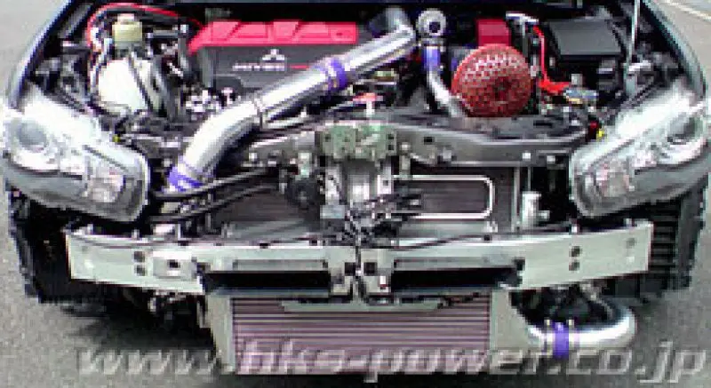 Hks Type-2 Front-Mount Intercooler System With Full Piping Kit For 2008–2010 Mitsubishi Lancer Evolution X 1