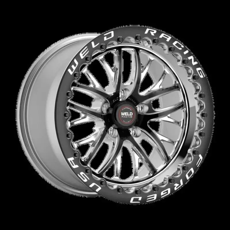 Weld Racing S82 Black Single Beadlock Wheel – 17X10 Inch, 5X4.75 Bolt Pattern, 7.2-Inch Backspace, 43Mm Offset, High-Pad Design 1