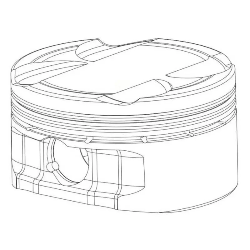Cp Pistons & Rings For Mazda Mzr 2.3L Disi – 87.5Mm Bore, 9.5:1 Compression 1