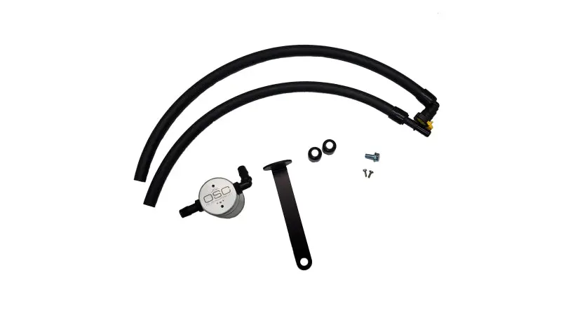 J&L Oil Separator For 2021–2021.5 Ford Bronco 2.3L Ecoboost – Passenger Side, Clear Anodized Finish 1