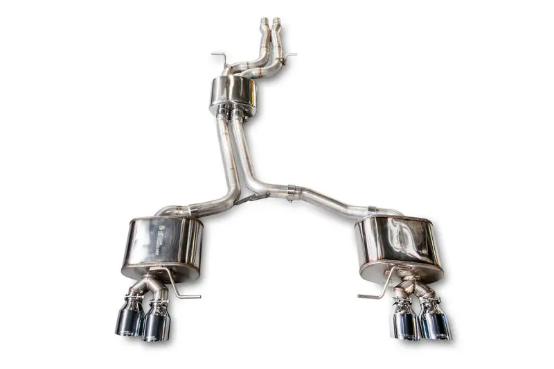 Awe Tuning Audi 8R Sq5 Touring Edition Exhaust - Quad Outlet Chrome Silver Tips 1